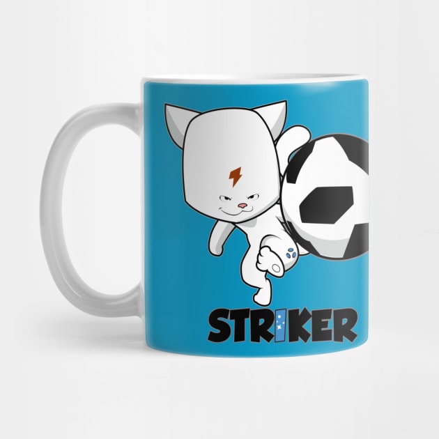 Cat Soccer Striker by Spikeani